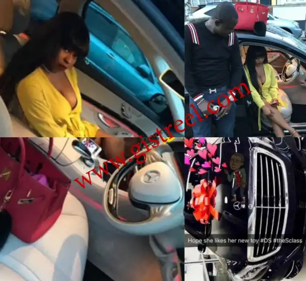 Tonto Dikeh’s ex-boyfriend, Mavelihood buys his Fiancée a Brand New Benz S500, Worth N45m